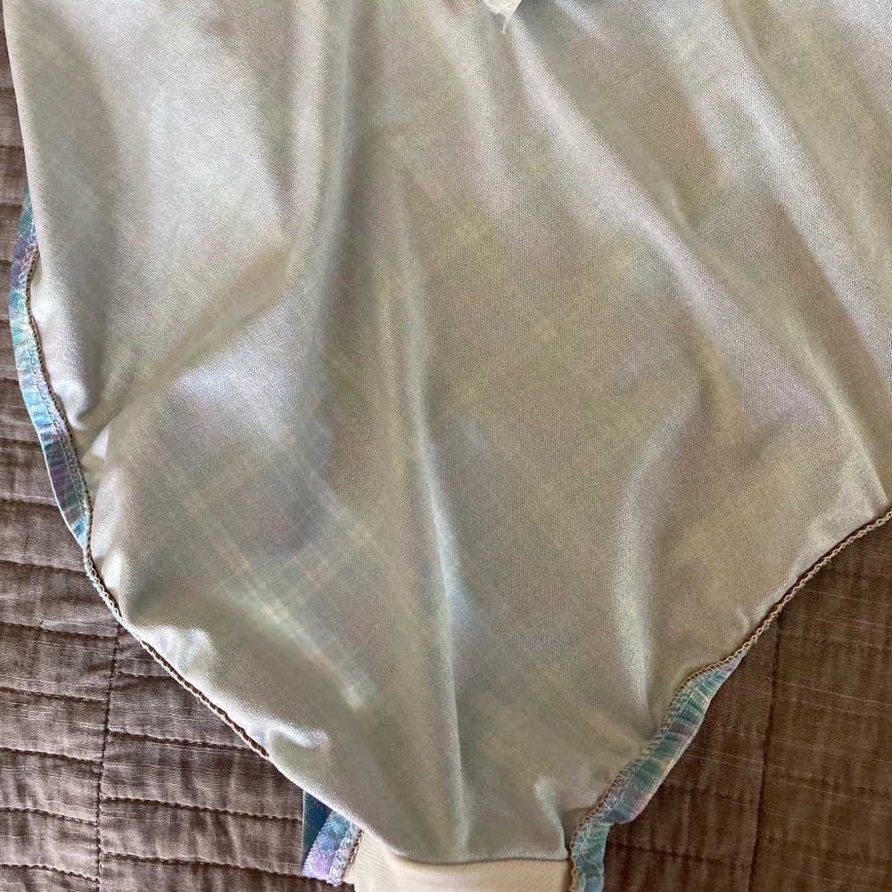 Bathing Suit w Two Button Accent Mid 1980's - Picture 8 of 13